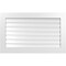 Ekena Millwork Vertical Surface Mount PVC Gable Vent: Functional, w/ 3-1/2"W x 1"P Standard Frame, 42"W x 26"H GVPVE42X2601SF - alternate 1